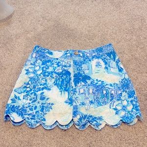 Lilly Pulitzer Scalloped Skort
